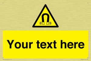 Custom Magnetic Field Sign